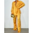 thumbnail image 1 of lovelyWholesale Satin Loose Stretchy Pants Set, 1 of 4