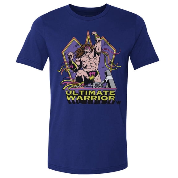 Men's 500 Level Royal The Ultimate Warrior Retro Vector T-Shirt