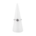 thumbnail image 2 of Lot de 5 présentoirs à bagues pour un seul doigt, présentoir à bijoux, organisateur de bagues (blanc), 2 of 4
