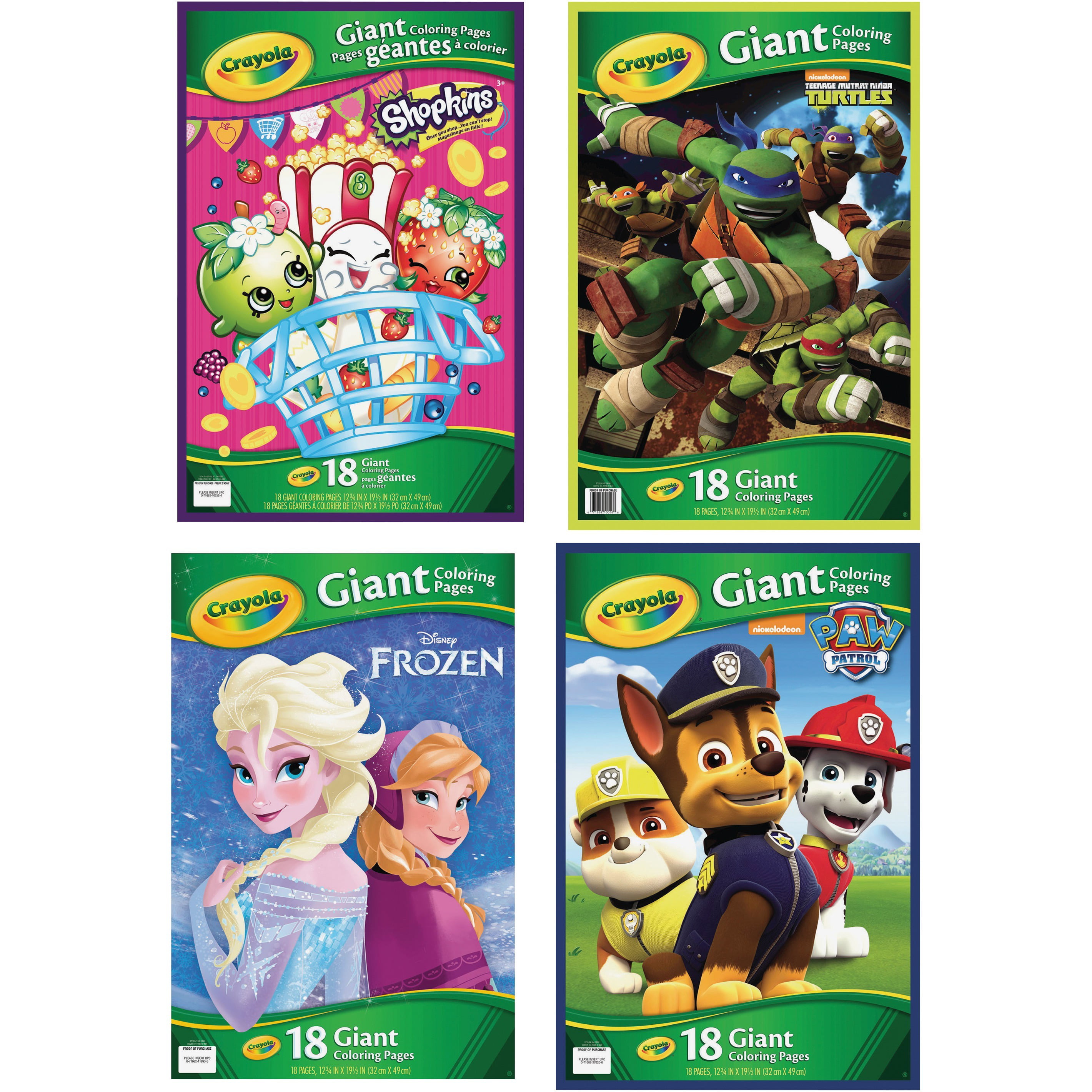 Crayola Giant Coloring Pages Assortment, 24 Count - Walmart.com