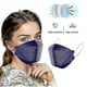 thumbnail image 2 of 30 piezas de máscara facial desechable para adultos, bandana transpirable de 4 capas para la cara brillar Hogar, 2 of 5