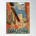 thumbnail image 2 of Bogota Travel Poster Poster Wall Art, Modern Wall Decor For Living Room Bedroom, 16x24 UNFRAMED, 2 of 3