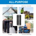 thumbnail image 2 of OATIPHO 3Pcs Bike Rack Straps Heavy Duty Black Rubber Band for Bikes Traveling, 2 of 5