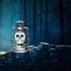 thumbnail image 5 of Lámpara de Halloween Llama Calabaza Luz Decoración Fiesta Linterna Plata de la batería Yuyangstore Lámpara de calabaza de Halloween, 5 of 8