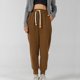 thumbnail image 2 of Pantalones de viento Gibobby para Mujer de otoño e Invierno con cerrados cintura alta holgados gruesos Café L, 2 of 5