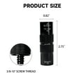 thumbnail image 6 of GSE Games & Sports Expert 4-in-1 Pool Cue Tip Tool. Billiard Cue Stick Tool Pool Accessories Includes Shaper, Scuffer, Aerator, 3/8-10 Joint Protectors - Black, 6 of 8
