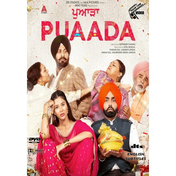 "Puaada Punjabi Movie - Film DVD -English Subtitles (NTSC - All Region)"