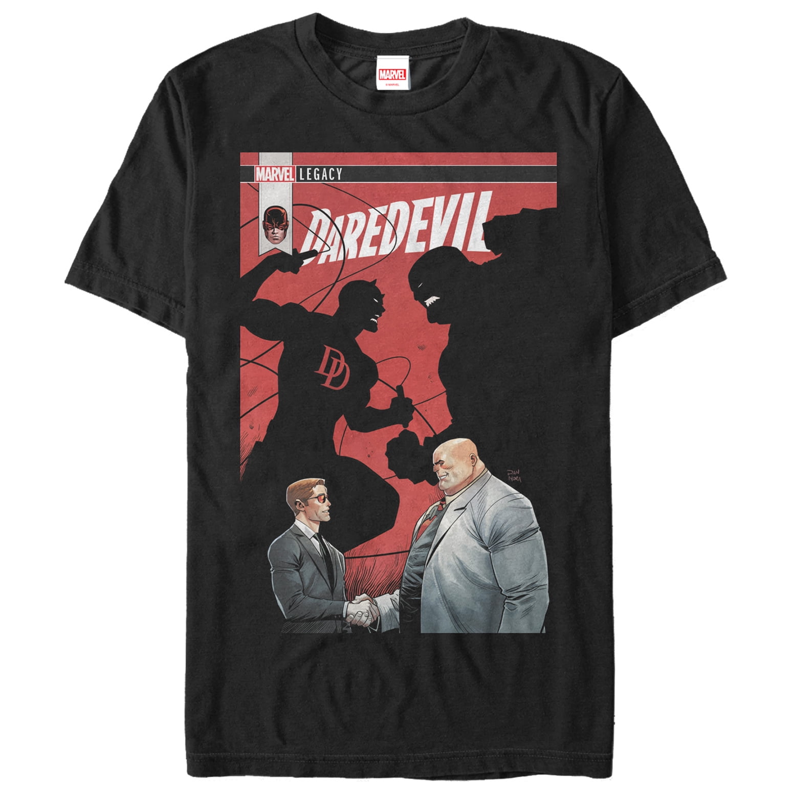 Marvel Marvel Men's Legacy Daredevil vs Kingpin TShirt