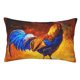 thumbnail image 1 of Fotbe Colorful Rooster Funda de Almohada Decorativa Estilo Occidental, Lujo en Algodón, Fundas para Almohadas King, Cojín Estampado para Decoración del Hogar-16"x24", 1 of 6