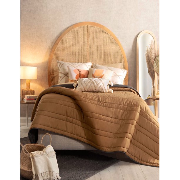 Edredón basic Individual Ocre VIANNEY Ocre; BASIC; Individual