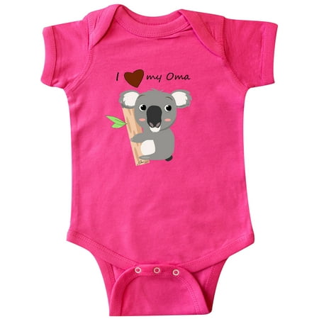 

Inktastic Koala (i love oma) Gift Baby Boy or Baby Girl Bodysuit