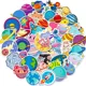 thumbnail image 2 of Stickers Tazo Dorado 50 Calcomanias Decoracion Pvc Vs Agua, 2 of 6