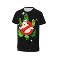 thumbnail image 3 of Slimer Ghostbusters Youth Kids Fashion T-Shirt Graphic Short Sleeve Shirt Tees Teenage T-Shirt For Boy Girl, 3 of 9