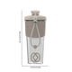 thumbnail image 3 of Yhmxh Botella mezcladora de proteínas, 24 botellas de proteínas con bola mezcladora, botella mezcladora, botella de proteínas, vaso portátil para bebida de proteína de suero antes del ejercicio., 3 of 6