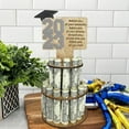 thumbnail image 5 of Frogued Letter Card Double Layer Multi Holes Easy Assembly Money Holder Ornament 2023 Graduation Season Wooden Money Rack (Type C), 5 of 13