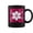 Black, variant on Survivor Breast Cancer Awareness Retro Groovy Breast Cancer Coffee Mugs