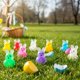 thumbnail image 3 of OFRYH Squishies de Pascua, 28 piezas, pelotas antiestrés con forma de conejo, 3 of 5
