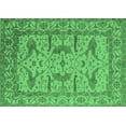 thumbnail image 1 of Ahgly Company Indoor Rectangle Oriental Emerald Green Industrial Area Rugs, 6' x 9', 1 of 4