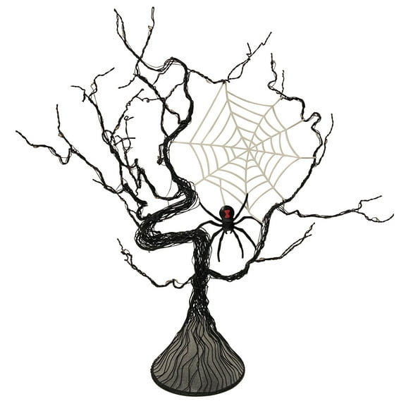 Haute Decor Halloween Tree with Spider