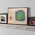 thumbnail image 4 of YouTheFan MLB Minnesota Twins 5 Layer Stadiumview Wall Art, 4 of 5