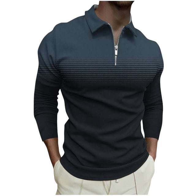Pisexur Chandails en Molleton pour Hommes à Manches Longues, Sweat à Col Rabattu, Mode Décontractée, Patchwork de Couleurs Surdimensionné, Pull-Over, Fermeture Éclair Quart, Chemises de Gym Athlétiques, Chandail en Molleton Grande Taille M-6TG