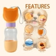 thumbnail image 3 of Dispensador de Botellas de Agua para Perros Al Aire Libre: a Prueba de Fugas para Mascotas Mientras Viaja con Contenedor de Alimentos Botella de Agua Multifuncional para Perros de Viaje, 3 of 6