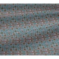 thumbnail image 5 of oneOone Viscose Jersey Fabric Leaves & Floral Block Print Sewing Fabric BTY 60 Inch Wide, 5 of 5