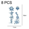thumbnail image 2 of Tatuajes semipermanentes que duran 1-2 semanas, tatuaje temporal de 8 hojas, pegatinas de tatuaje para adultos, hombres, mujeres, niñas y niños, 2 of 5