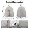 thumbnail image 2 of HuaAngel Water Resistant Backpack with Mulitiple Pockets for School Travel Outdoor College, Lightweight Daypack for Teens with Laptop Compartment, 2 of 7