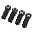 thumbnail image 1 of RC Car Metal Ball Joint, 4PCS Alloy 7.0mm Diameter M4 Thread Straight Link Rod End, Clockwise Thread Tie Rod End Ball  Holder Link, Link Linkage Rod End for 1/10 Model Car, 1 of 7