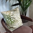 thumbnail image 4 of Pattaya Green Palm Throw Pillow 20x20 Inch Cotton Pillow with Polyfill Insert, 4 of 4