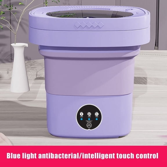 Momihoom Compact Portable Washing Machine, Space-Saving Laundry Solution for Small Spaces, Dorm Rooms and Apartments