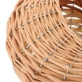 thumbnail image 4 of Shisuyan Rustic Wall Hanging Flower Basket Rattan For Kitchen Use 1Pcs 7.9X6.5X3.5in, 4 of 9