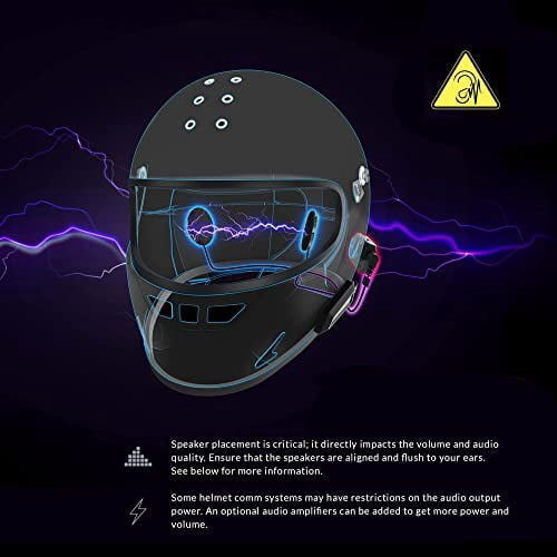 The XSound 2.1 Helmet Speakers fit in 