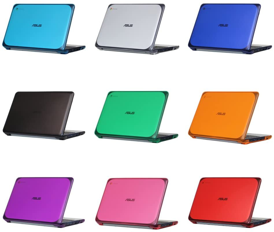 Orange mCover Hard Shell Case for 11.6 ASUS Chromebook C202SA Series Laptop
