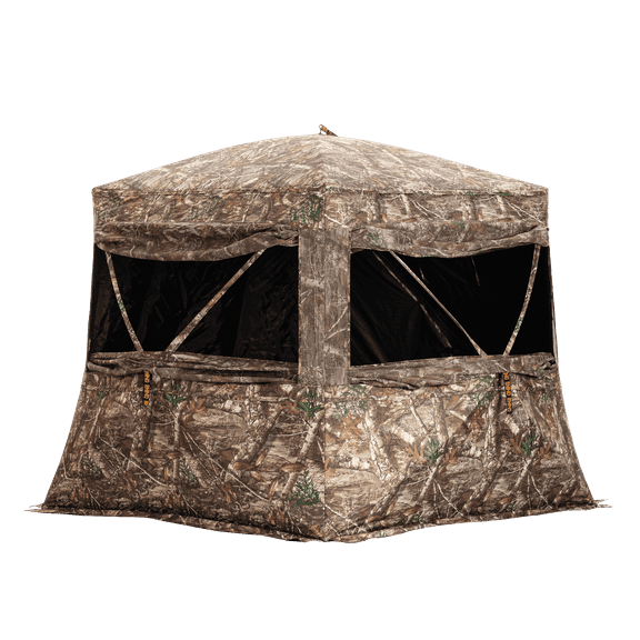 Rhino Low Hub RTE - Low Hub Design 300D Silent Slide Windows - Realtree Edge 300D