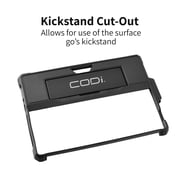 CODi Rugged Case for Microsoft Surface Go 1/2/3/4 – Shockproof, Keyboard Compatible, with Kickstand, Hand Strap, and Shoulder Strap