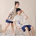 thumbnail image 5 of Lovers Pajama Set Cotton Cartoon Cute Nightwear For Men Women Homewear Plus Size Summer Thin Pyjamas Couples Pjs Loungewear, 5 of 7