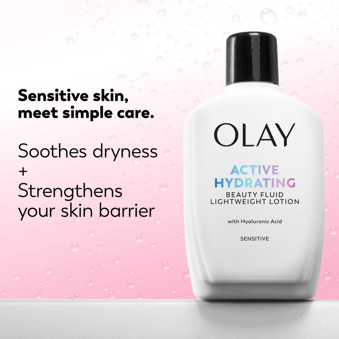 Olay Moisturizing Face Lotion for Sensitive Skin, 6.0 fl oz