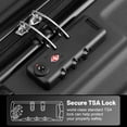 thumbnail image 5 of YouYeap Luggage 3 Piece Set Suitcase Spinner Hardshell Lightweight TSA Lock (3 piece set(20in24in28in)), 5 of 8