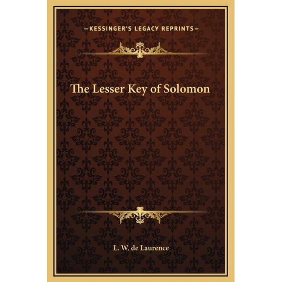 The Lesser Key of Solomon, (Hardcover)
