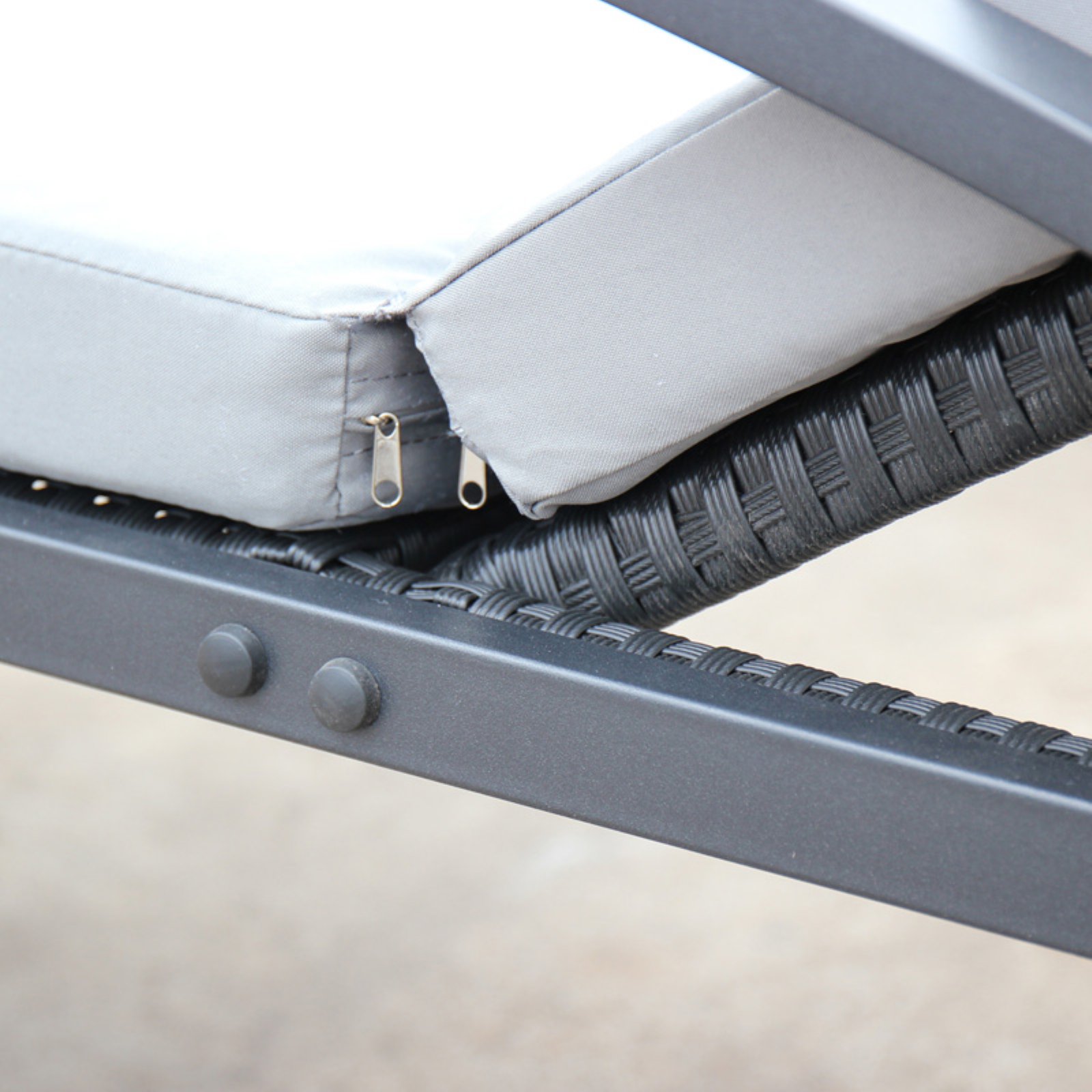 Baner Garden Aluminum 3 Piece Outdoor Adjustable Chaise Lounge Set - image 4 of 10