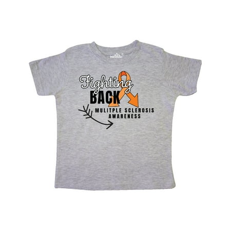 

Inktastic Fighting Back Multiple Sclerosis Awareness Gift Toddler Boy or Toddler Girl T-Shirt