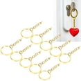 thumbnail image 4 of Key Ring, Alloy Key Chain Diy Accessory Excellent Alloy Material  For Fashion Accessories For Girlfriend Gift For Love Gift For Girls Accessories Silver,Gold, 4 of 8