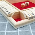 thumbnail image 3 of Juego de mesa de dados,Juego de mesa de madera para 4 jugadores con dados cerrados,cerrar la caja juego de mesa de madera juegos dado,tablero niños pequeños contra pasar cerdos carreras de, 3 of 5