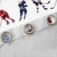 thumbnail image 4 of Homewish Boys Ice Hockey Print Black Out Curtains,Sport Theme Curtains Pack of 2 (42x63 Each),Ball Gamer Bedroom Curtains,Super Cozy Room Decor, 4 of 6