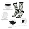 thumbnail image 3 of JUNZAN Panda Bear Mens Funny Socks for Men Women Colorful Fun Novelty Crew Patterned Socks, 3 of 6