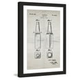 thumbnail image 2 of "Beer Bottle 1933 Old Paper" Framed Painting Print, 2 of 4