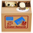 thumbnail image 1 of Hucha para robar dinero con gatos, alcancía para niños, hucha para ahorrar dinero, robo automático de dinero con habla inglesa, regalo creativo (gato de la suerte), 1 of 4