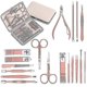 thumbnail image 2 of Nail Clippers Sets Pedicure Kit - Stainless Steel Nail Cutter Nail File Sharp Nail Scissors And Clipper Manicure Pedicure Kit With Portable Sty, 2 of 5